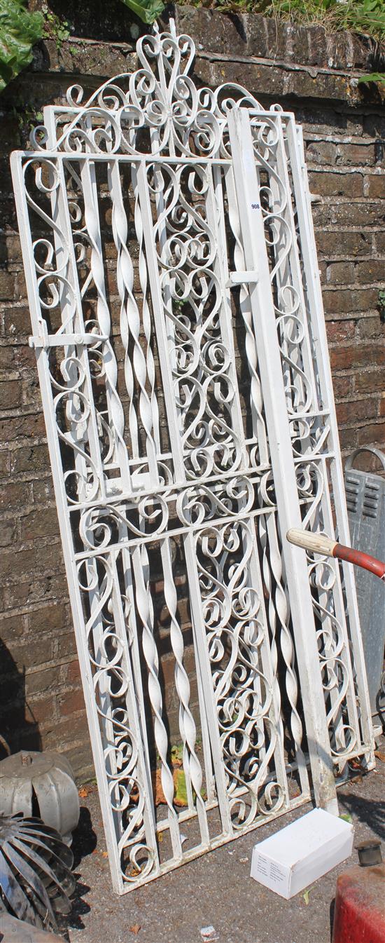 Pair of wrought iron gates